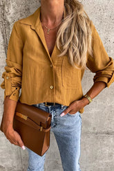 True Story Button-Down-Bluse